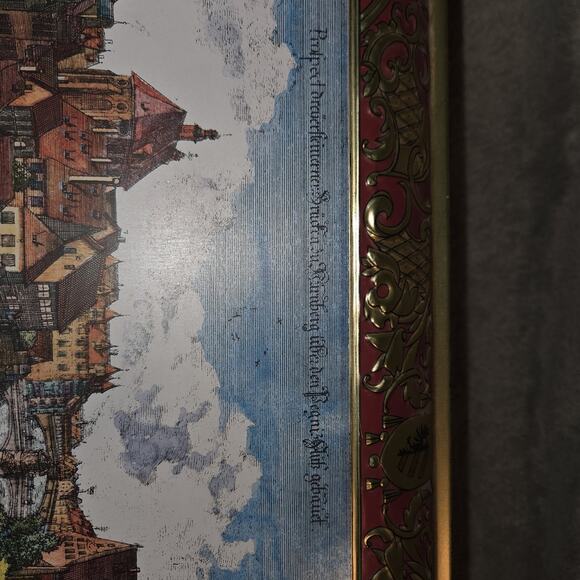 1984 E Otto Schmidt Lebkuchen Large Biscuit Cookie Tin Box West Germany - Picture 10 of 16